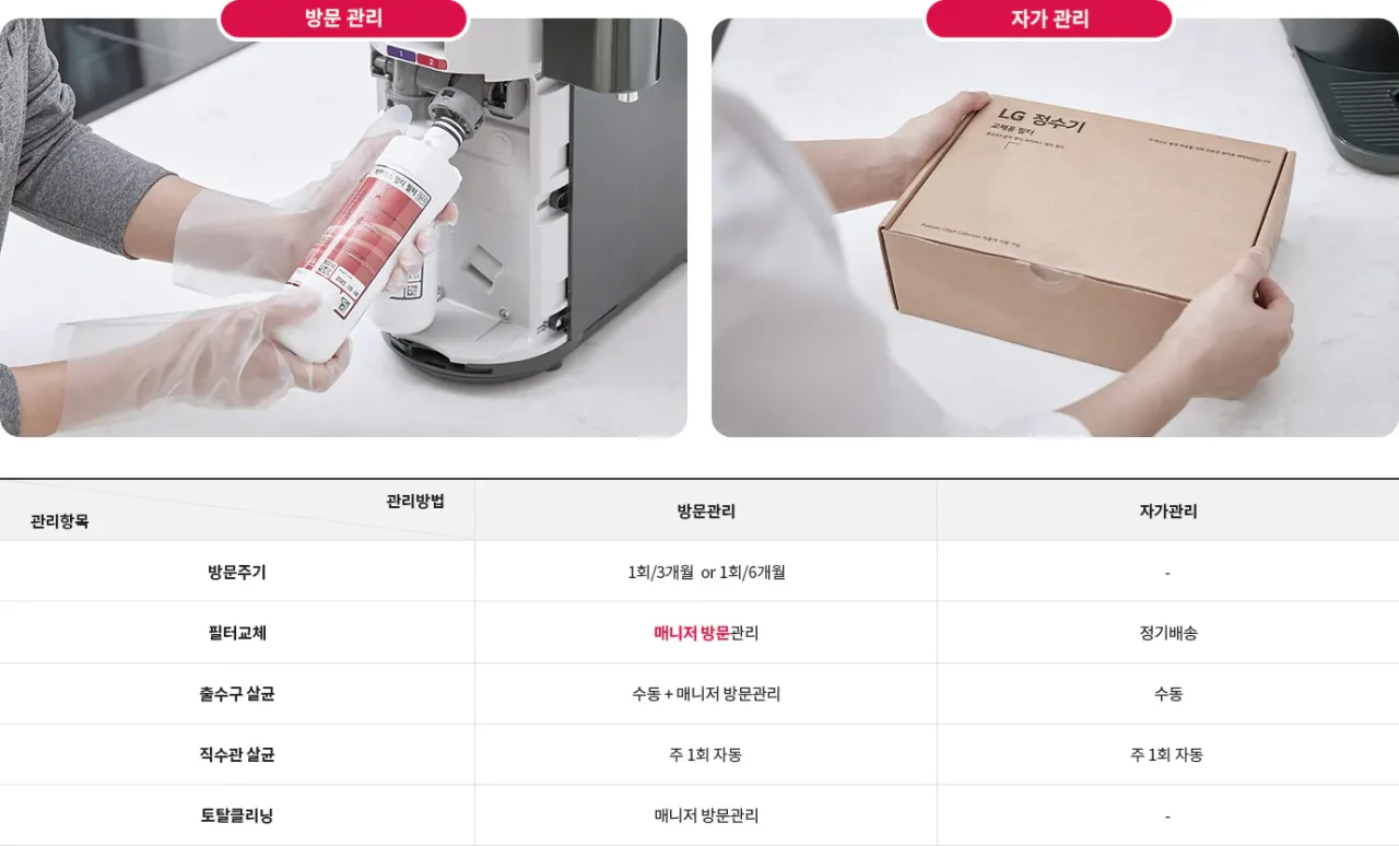 [LG] 퓨리케어 오브제컬렉션 정수기(맞춤 출수, 냉온정) WD523ACB 상세 이미지 5