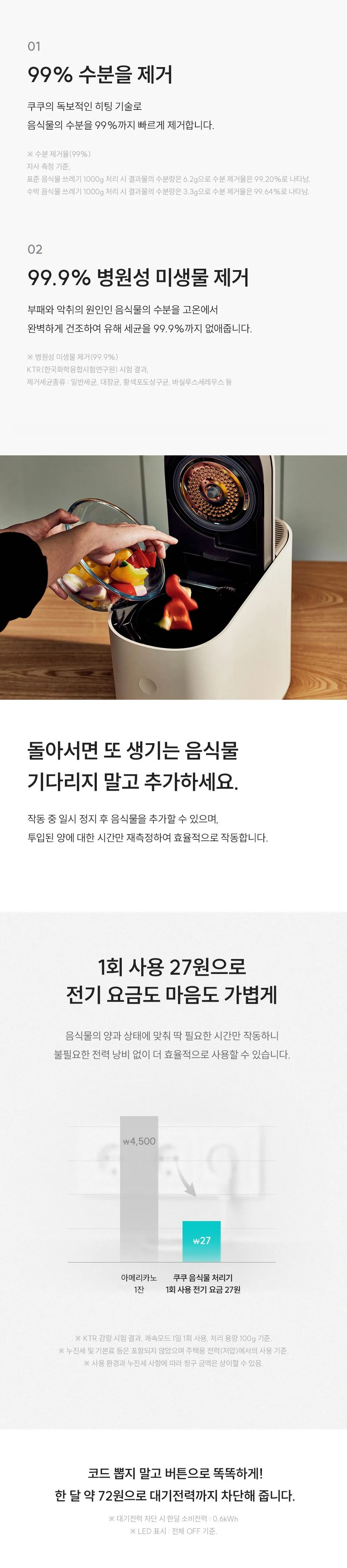 [현장]쿠쿠_음식물처리_2L_CFD-EFF201DCNG 상세 이미지 17