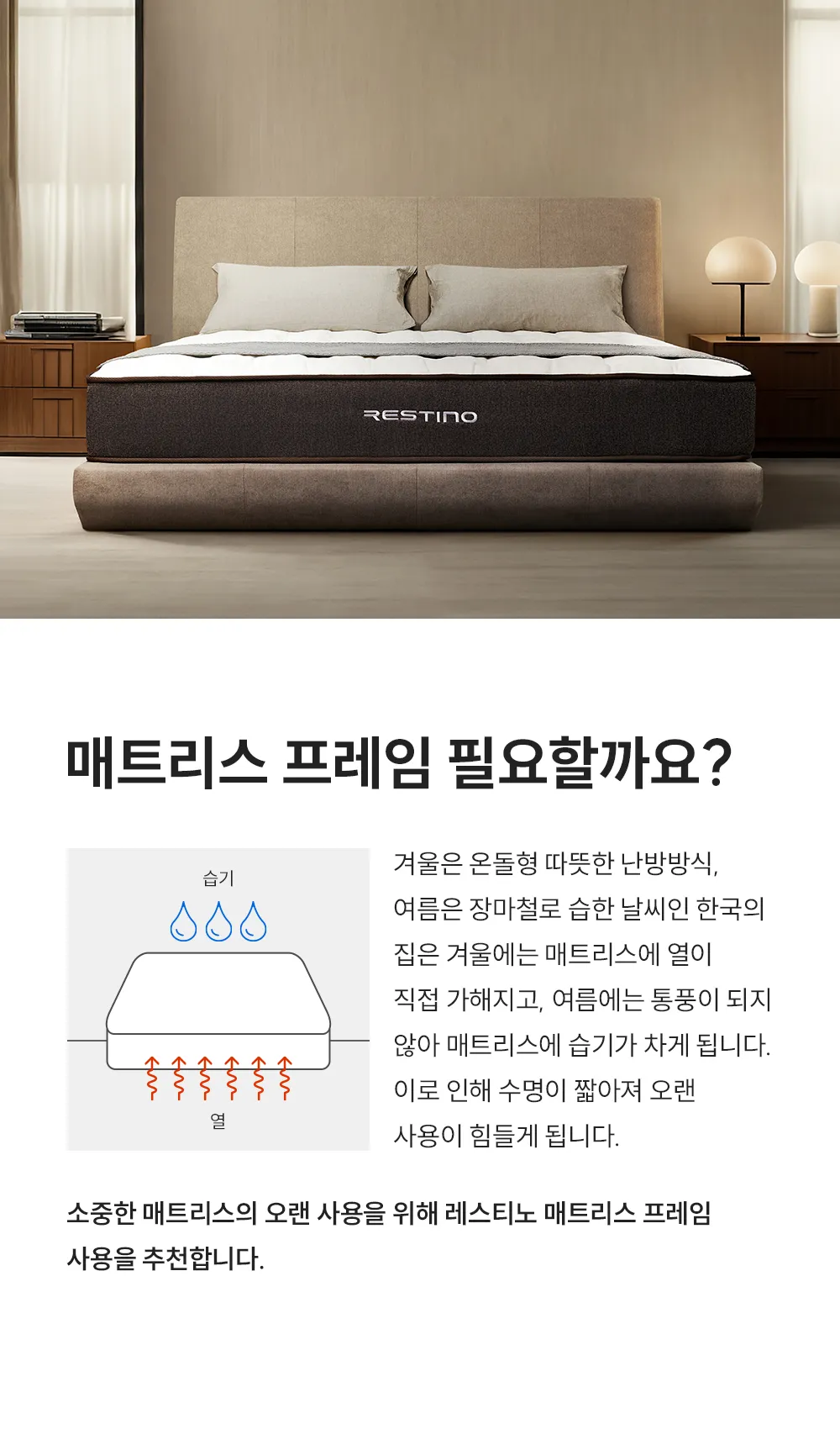 [쿠쿠] 침대프레임 CRF-A01FLBGLK 상세 이미지 4