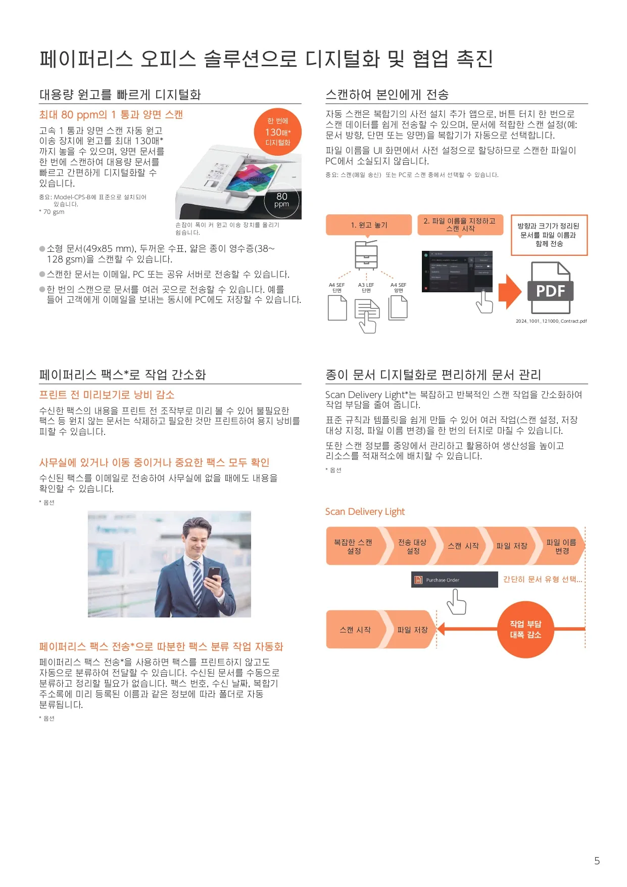 [카피렌탈] 흑백레이저대형복합기 (A3,새제품) 제록스C2561 상세 이미지 5