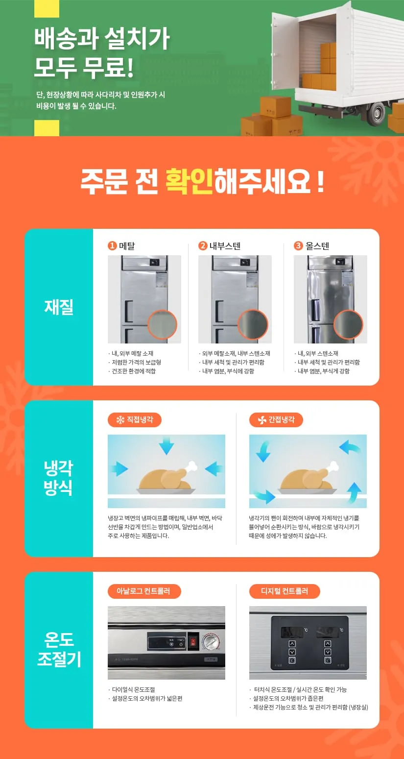 CI_[라셀르] 간냉식 테이블 냉장고 412L (올스텐) (LT-1524R) 상세 이미지 1