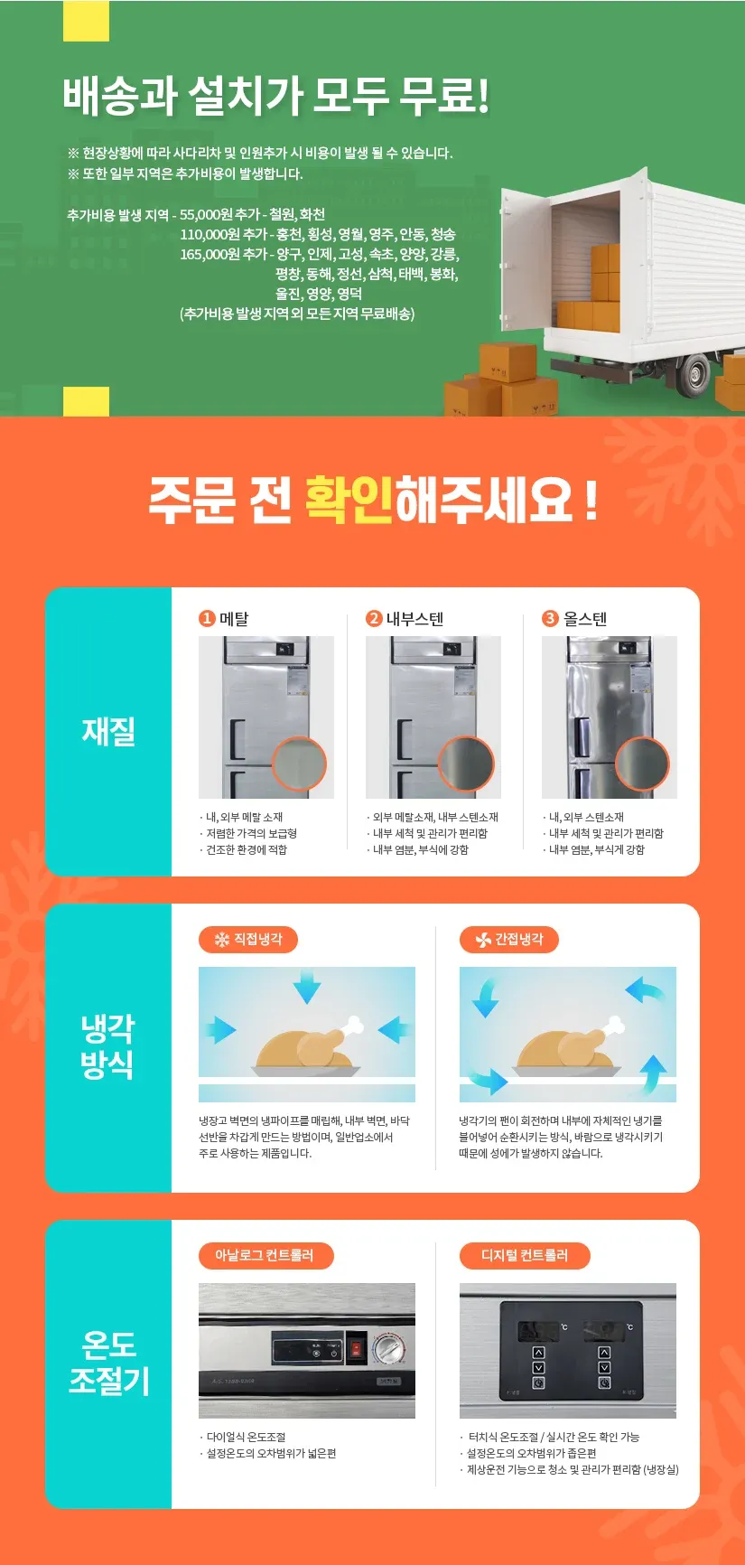 CI_[그랜드우성] 냉동 쇼케이스 220L (CWSM-220FAD) 상세 이미지 1