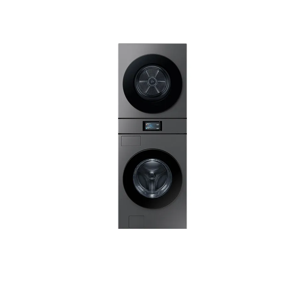 [삼성] 비스포크 AI 원바디 세탁기(21kg)+건조기(20kg) 1등급 다크스틸 WH90F2120GBHS