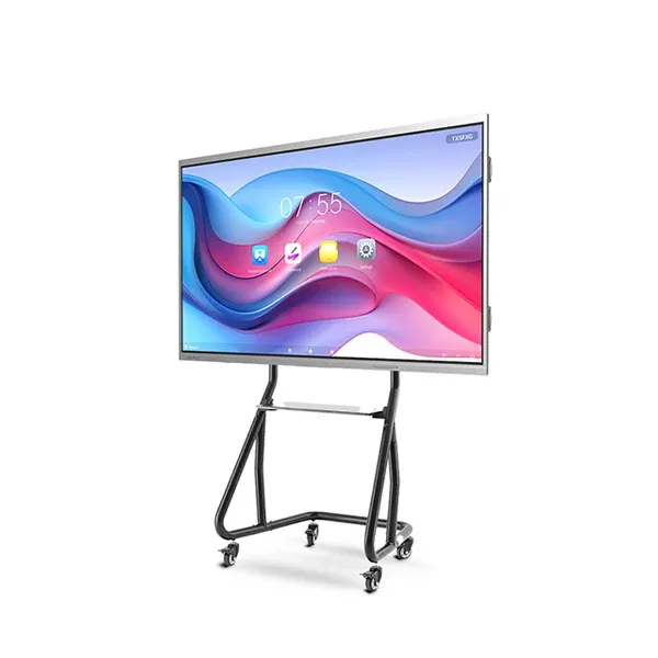 CI_[하이크비전] 4K UHD 스마트 전자칠판 75인치+이동형브라켓 (DS-D5C75RB/A+FS-35S)