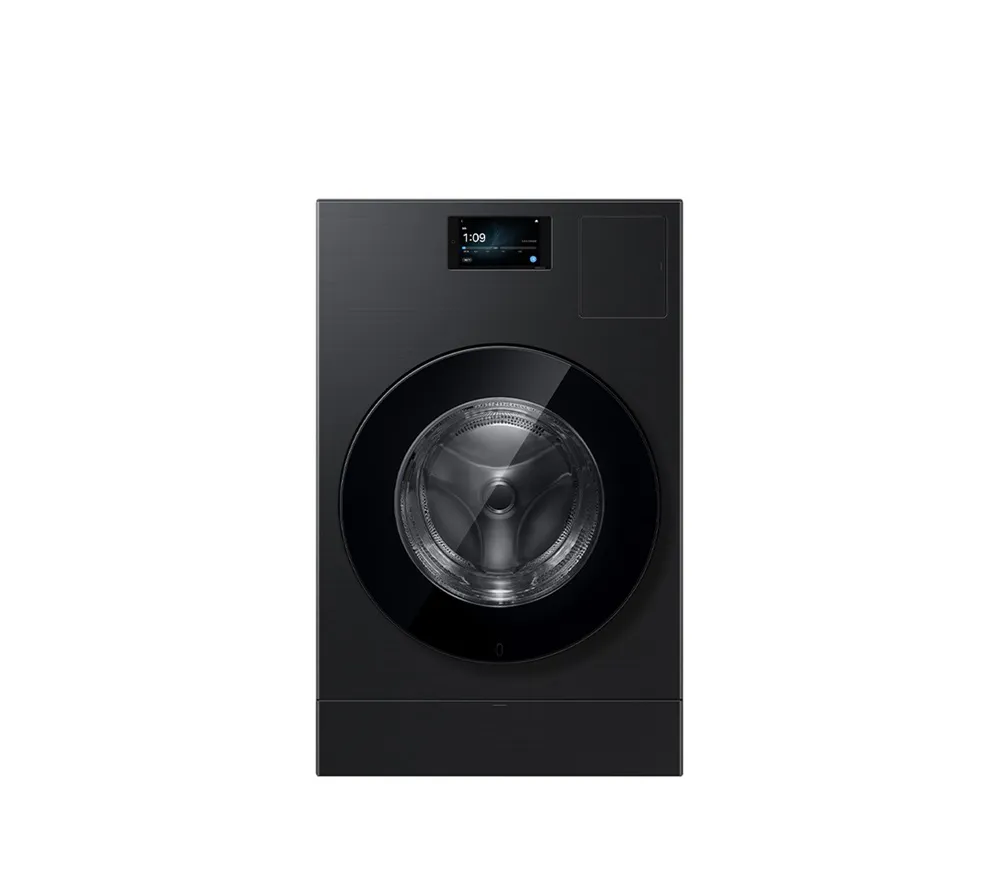 [삼성]NEW 비스포크 AI 콤보 (세탁25kg+건조20kg) [177.8mm LCD] 1등급 블랙캐비어 WD90H25BHB