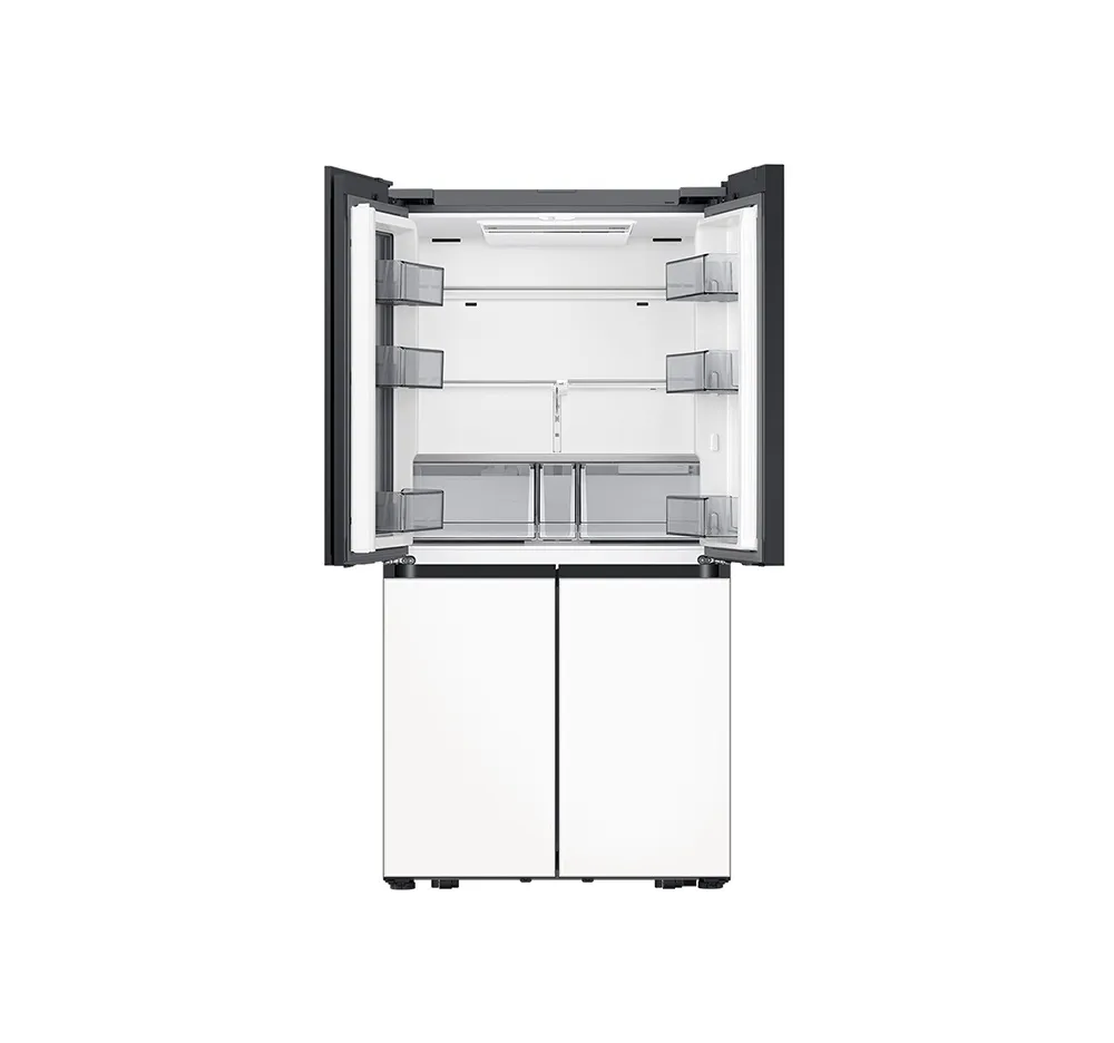 [삼성] 비스포크 AI 하이브리드 냉장고 4도어 키친핏 Max 633L (푸드 쇼케이스) 새틴 화이트 RM70F64M2X [페이] 썸네일 2