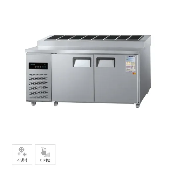 CI_[그랜드우성] 직냉식 김밥 냉장고 370L 올스텐 (CWSM-150RBT_올스텐 (K))