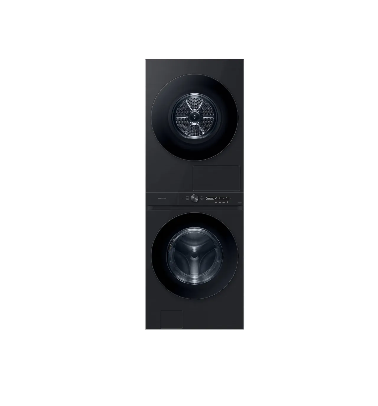 [삼성]비스포크 그랑데 AI 원바디 Top-Fit 24kg(세탁기)+20kg(건조기) 1등급 블랙 WF2420HCVVC