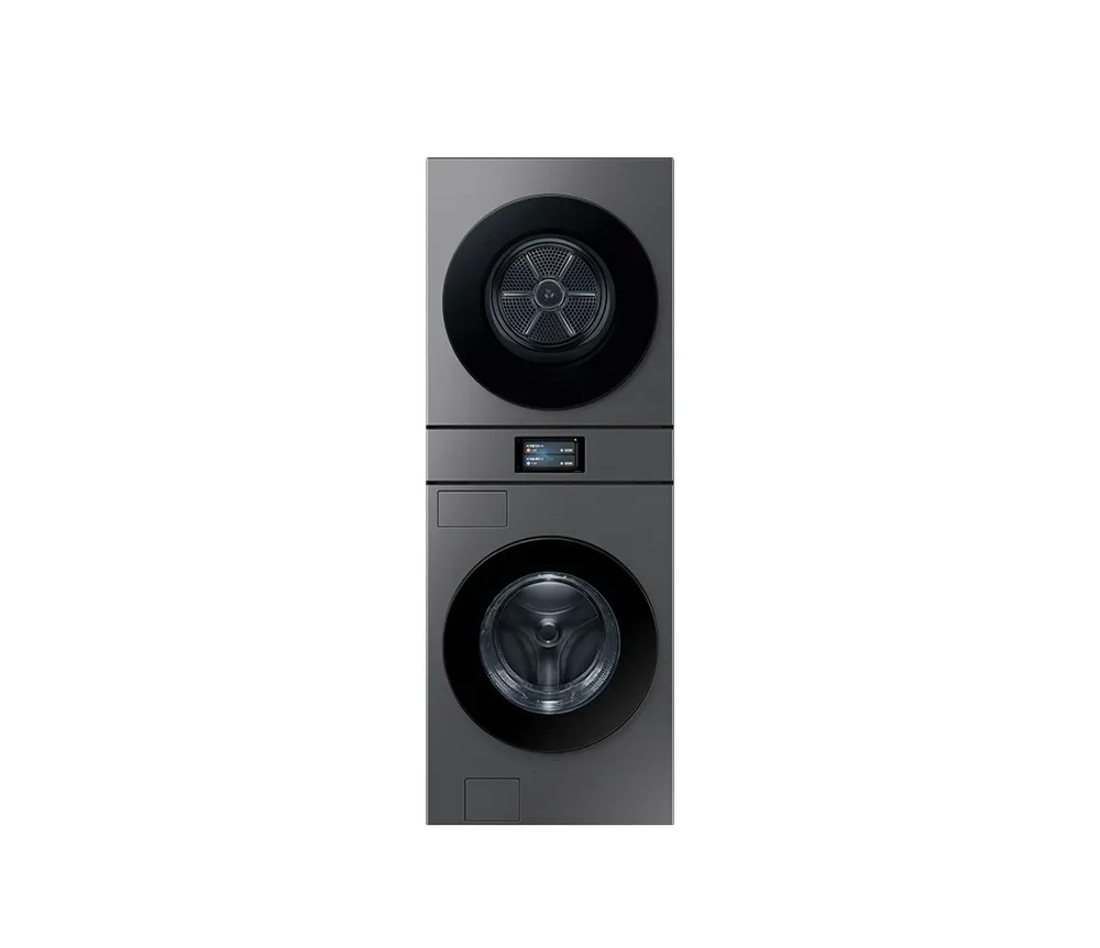 [삼성] 비스포크 AI 원바디 세탁기(25kg)+건조기(22kg) 1등급 다크스틸 WH90F2522AAHS