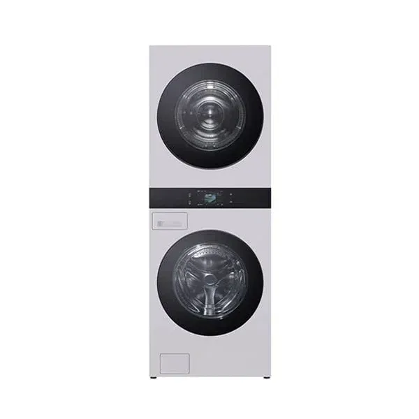 [LG] 트롬 AI 오브제컬렉션 워시타워 25kg+25kg 네이처크림그레이 (WA2525MMZF)