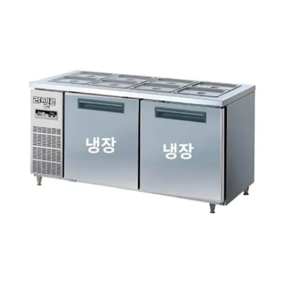 [라셀르] 직냉식 반찬테이블 냉장고 416L급 LMBD-1520R